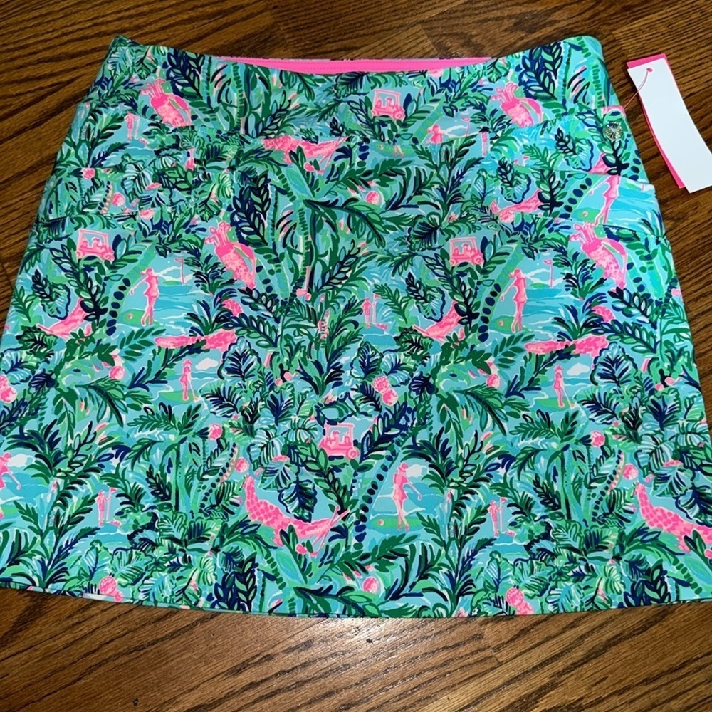 Lilly Pulitzer luxletic UPF 50+ Monica skort n Blue Horizon par fection golf 10 - Picture 4 of 10